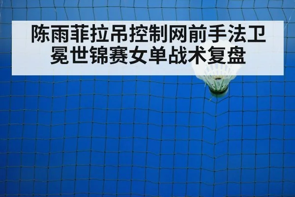 陈雨菲拉吊控制网前手法卫冕世锦赛女单战术复盘